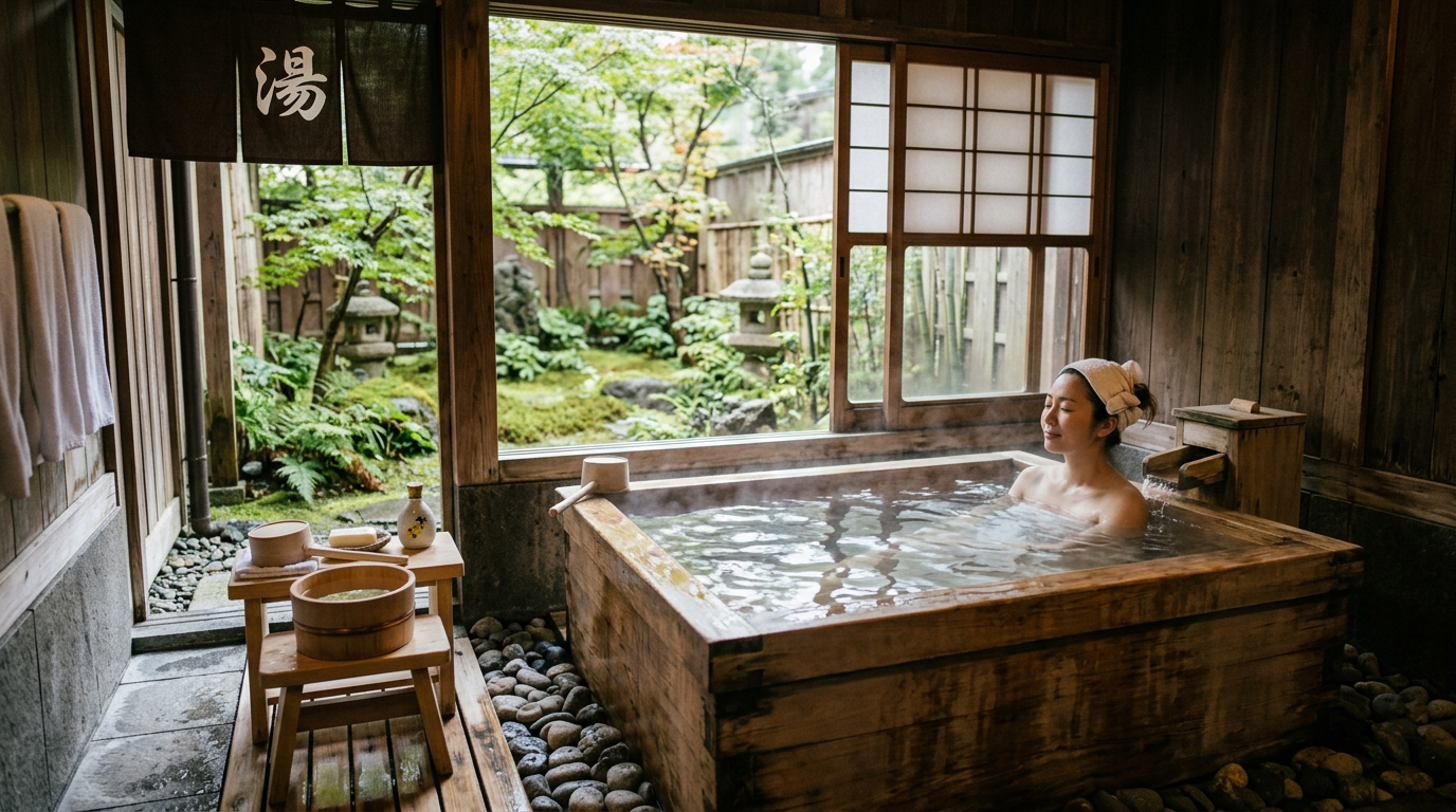 Constructeur français de maisons traditionnelles japonaises avec ofuro